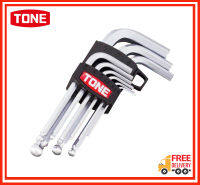 Tone Hex Key Wrench L-Type ประแจแอล ประแจหกเหลี่ยม BS900 ชุดประแจแอลหัวบอล (สั้น) 9 ชิ้น