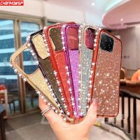 3D Diamond Soft Silicone Case For Samsung Galaxy A12 A02S A42 A52 A72 A21S A51 A71 A01 A11 A31 A41 S20 FE S21 Glitter TPU Cover