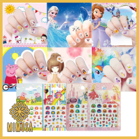 MIMOSA Nailsticker สติ๊กเกอร์ติดเล็บ สติ๊กเกอร์แปะเล็บ แทททูติดเล็บ ลายเจ้าหญิง คิตตี้ คละแบบ nailtattoo