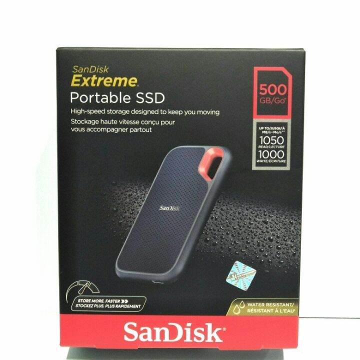 Sandisk 500gb E61 Extreme Portable Ssd Type C Usb 31 500gb Up To 1050mbps Lazada Indonesia 4833