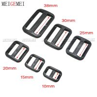 【cw】 10pcs Plastic Curved Tri Glide 10 38mm Slider Adjust Buckle Straps Webbing Parts Accessories