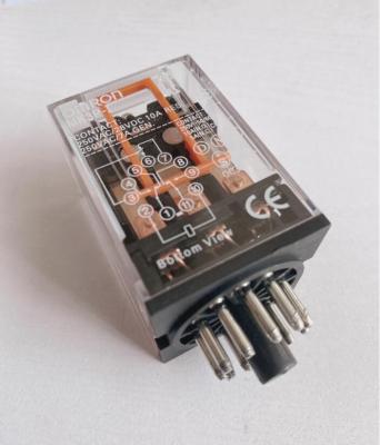 Mk3p-I รีเลย์กลาง Mk3p รีเลย์แม่เหล็กไฟฟ้าขนาดเล็ก11pin Dc24v Dc12v Ac220v Ac110v