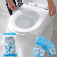 【LZ】 30Pcs Disposable Toilet Seat Cover Mat Portable 100  Waterproof Safety Toilet Seat Pad for Travel/Camping Bathroom Accessiories