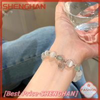 SHENGHAN จี้นำโชคแฟชั่นที่สร้างสรรค์โบราณโอปอลสร้อยข้อมือลูกปัดวินเทจไฟหรูหราเครื่องประดับทำมือเก๋ไก๋นำโชคกำไลข้อมือสตรี