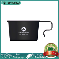 【COD ใช้ได้】TOMSHOO 160Ml/210Ml/310Ml/450Ml Outdoor Camping Stainless Steel Sierra Cup With Black Titanium Coating Portable Camping Hiking Picnic BBQ Tableware Cookware