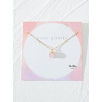 สร้อยคอ The Totem Rose Quartz Mini2 Necklace จี้พร้อมสร้อย