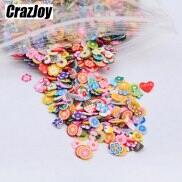 1000PCS buah potong tambahan untuk Nail Art Slime trái cây Charm Filler