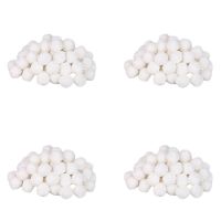 4X Swimming Pools Filter Balls Portable Wet Dry Cotton Canister Clean Fish Tank Filter Material Water Purification Fiber 200g