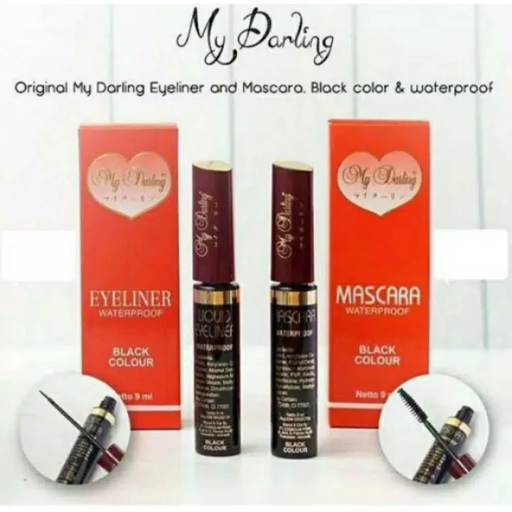 MASCARA DAN EYELINER MY DARLING ORI 100 Lazada Indonesia