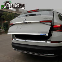 For skoda KODIAQ GT 2017 2018 2019 2020 2021 Car Styling Chrome Rear Trunk Tailgate Door Cover Tail Gate Trim Molding Garnish