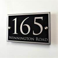 สีอะคริลิกปรับแต่งได้ประตูบ้าน Er Sign Apartment ที่อยู่ C1