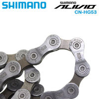 Shimano Alivio CN โซ่ HG93 HG53 9สปีดสำหรับโซ่จักรยานบนถนนจักรยานเสือภูเขา MTB โซ่จักรยาน112ลิงค์โดยไม่มีการเชื่อมโยงที่ขาดหายไป