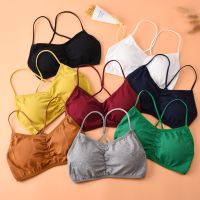 Seamless Cross Beauty Back Bottom Wrapped Chest Sexy Tube Top No Steel Ring Anti-glare Girl Underwear