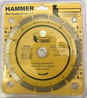 ใบตัดเพชร HAMMER 7 นิ้ว ตัดแห้ง อย่างดี ราคาต่อใบ