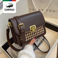 ☁◆ Cartelo female 2022 new single shoulder bag bag fashion sense inclined to restore ancient ways package