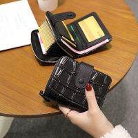 [COD] Card bag two-in-one womens new 2023 net red multi-functional short folding mini large-capacity multi-card slots