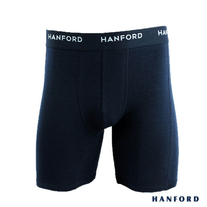 Hanford Athletic Men Cotton Spandex Compression Shorts Grayish Blue