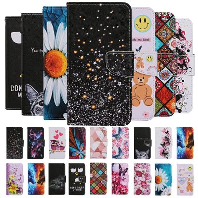 「Enjoy electronic」 Painted Flip Leather Case On For iPhone SE 6 7 8 6S 11 12 Pro X XS XR Max 2020 Phone Wallet Card Holder Stand Book Cover Coque
