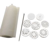 1Set Acrylic Pull Through Caleidoscope Soap Shaper 1000Ml Tube Silicone Soap Mold