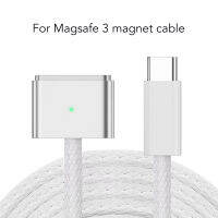 Judixy Type C สำหรับ Magsafe 3สายชาร์จ140W PD ชาร์จเร็วใช้ได้กับ MacBook 2M