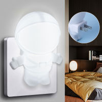 YESPERY LED Astronaut Night Lights Energy Saving Decoration Light Plug In Charging Bedside Table Lamp Kids Bedroom Decor Luminaires