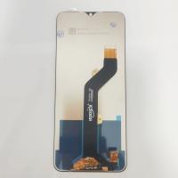 Novaphopat Black For Tecno Pouvoir 4 LC7 / Pouvoir 4 Pro LCD Display Screen เซ็นเซอร์สัมผัสกรอบ Digitizer ประกอบเต็มตัวเครื่อง