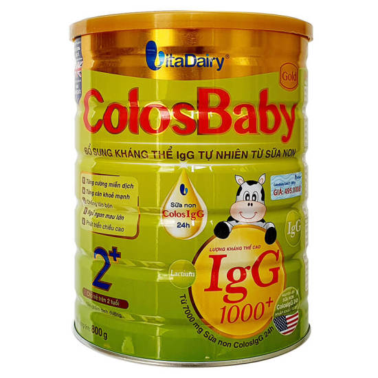 Sữa colosbaby gold 2+ 800gr trẻ từ 2 tuổi trở lên - ảnh sản phẩm 2
