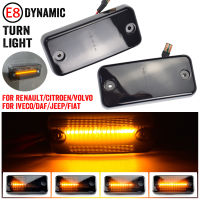 กระพริบแบบไดนามิกโคมไฟ LED ด้านข้าง Marker Light สำหรับ Iveco Daily Fiat Ducato Citroen Relay Peugeot er Renault Volvo MAN DAF Jeep