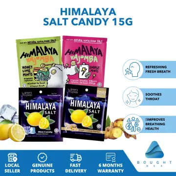 Buy Big Foot Himalaya Salt Mint Candy Lemon Flavour (Extra Cool) 15g (Box  of 12) - Malaysian Supermarket Online UK