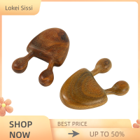 Lokei 1PC ธรรมชาติไม้จันทน์ขูดเครื่องมือนวดหน้าตาคอนวดติด