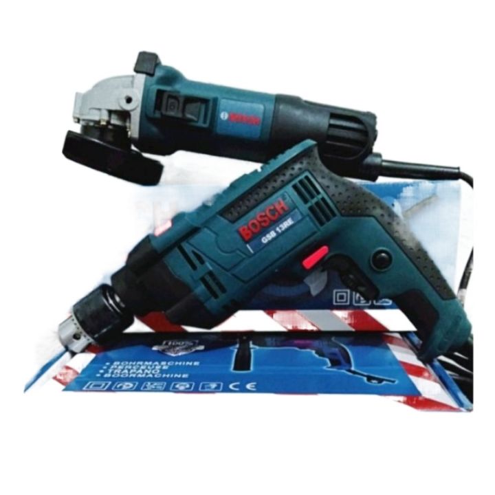 Bosch Heavy Duty Set of Angle Grinder and Drill (barena) tool knife set ...