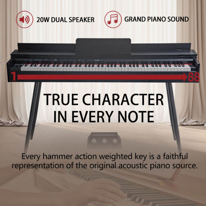 88 keys piano fully weighted keys piano electronic digital piano