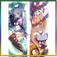 Virtual YouTuber Dakimakura Vtuber Usada Pekora Anime Vup ปลอกหมอนยาวชาย Otaku Waifu กอด 50x150 ซม