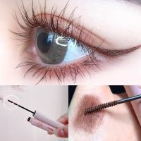 Black Brown Mascara Ultra fine Brush Head Thick Long Curling Lengthen Mascara Waterproof Natural Non smudge Fine Brush Mascara