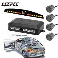 LEEPEE Universal Car Parking Sensor LED PDC Detector Parktronic Reverse Backup Radar Monitor System Set Automotive Accessories