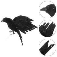 Chaoshihui เครื่องประดับ Crow Lifelike Black Lifelik