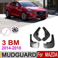 แผ่นบังโคลนรถสำหรับ Mazda 3 BM Axela Hatchback 2018 ~ 2014บังโคลนสาดยางบังโคลนอุปกรณ์2007 2006 2005