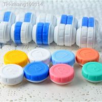 10 pcs lot Colored Contact Lenses Case L R Contact Lens Case For Eyes Contacts Travel Kit Holder Lens Container