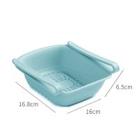 Creative Simple Retractable Storage Baskets Refrigerator Fresh-Keeping Drawer Organizer Household Storage Box Kitchen Tools