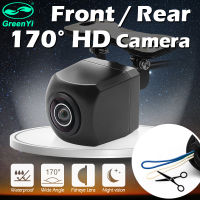 GreenYi 170 Angle Vehicle Rear Front Side View Camera CCD Fish Eyes Night Vision Waterproof IP68 Universal Car Camera