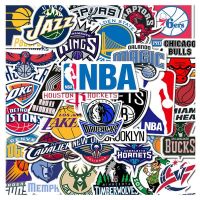 สติกเกอร์ตกแต่งกีตาร์สเก็ตบอร์ด,กันน้ำ32บาสเกตบอล NBA กระเป๋าใส่แล็ปท็อปถ้วยน้ำกระเป๋าใส่แล็ปท็อปกันน้ำ