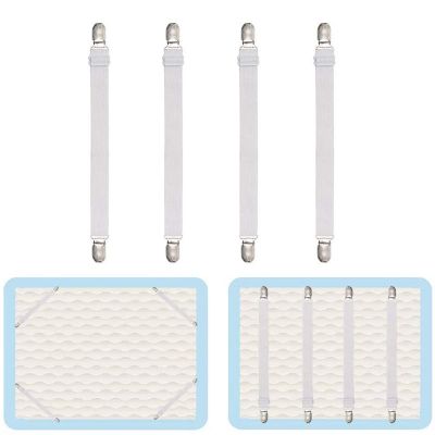 【JH】 2Pcs Adjustable Elastic Bed Sheet Clip Mattress Cover Blankets Grippers Holder Fasteners Straps