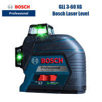 1ปี Warry Bosch เลเซอร์ GLL3-60XG ระดับ360องศาความแม่นยำสูงแสงสีเขียวระดับ12เครื่องทำระดับเลเซอร์ลายเส้นเครื่องมือไฟฟ้ามืออาชีพ