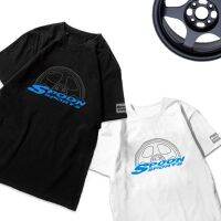 [S-5XL]Attitude SW388 wheels GK5 เสื้อยืดแขนสั้น ผ้าฝ้ายแท้ ทรงหลวม B18C