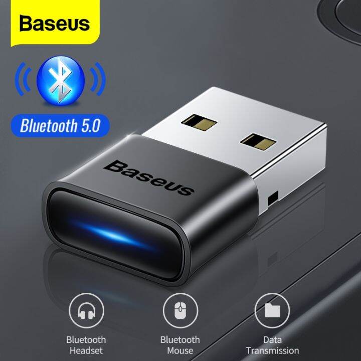 Baseus USB Bluetooth 5.1 Adapter Dongle Aux Audio Receiver Transmitter
