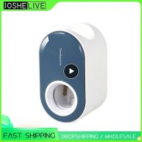 ∏❆❧ Automatic Toothpaste Squeezer Adhesive Wall-mounted Toothpaste Rack Bathroom Accessories Toothpaste Holder Dust-proof