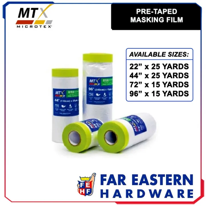 MICROTEX MTX Pre-taped Masking Film High Performance | Lazada PH