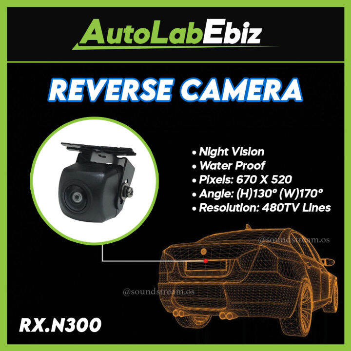Soundstream Wide Angle Reverse Camera RX.N300 Lazada