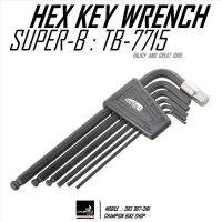 ชุดประแจแอลหัวหกเหลี่ยม SUPER-B : TB-7715 HEX WRENCH SET