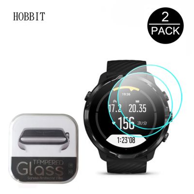 2Pcs Clear Tempered Glass For SUUNTO 7 9 Baro 9 PEAK Pro 5 3 Fitness D5 DX SmartWatch Screen Protector 9H Anti-Scratch HD Glass LED Strip Lighting